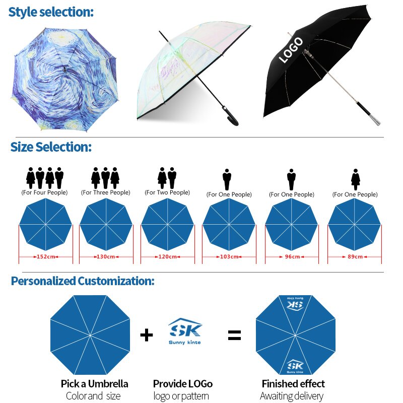 Stick Umbrella Manufacturer - Uv with J Hook Handle 50in Wind Proof Travel Size Compact