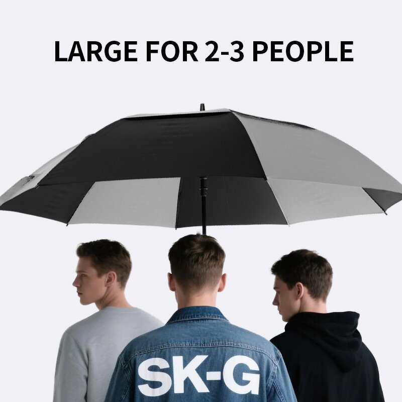 Golf Umbrella Manufacturer - Hot Sell Windproof 80 Inch Waterproof UV Logo