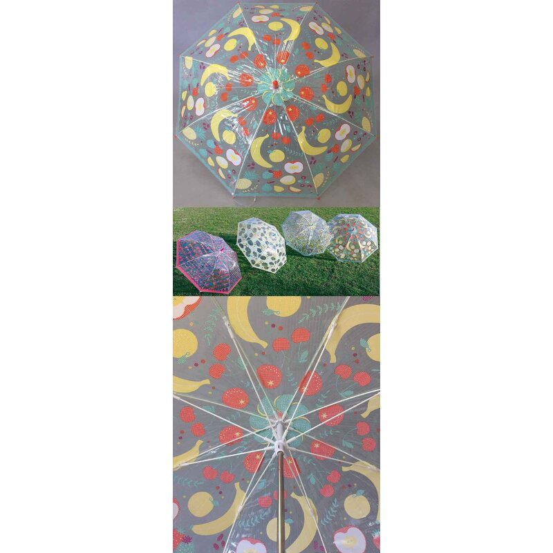 Kids Umbrella Manufacturer - Mini Portable for Little Child Transparent with a Whistle Children Frocks