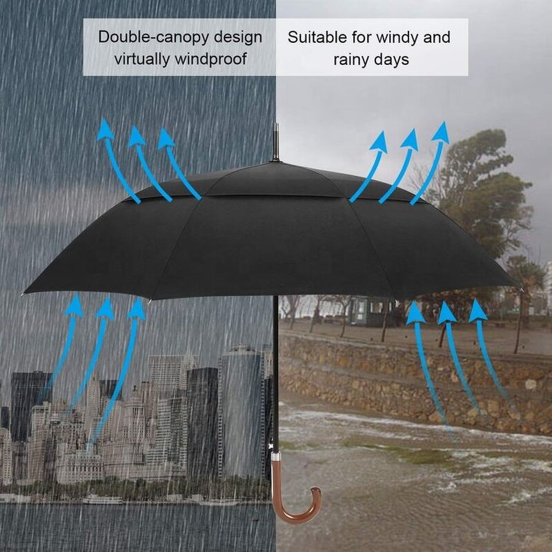 Straight Umbrella Manufacturer - Wholesale Custom Golf High Quality UV Automatic with Logo Printing Personalized