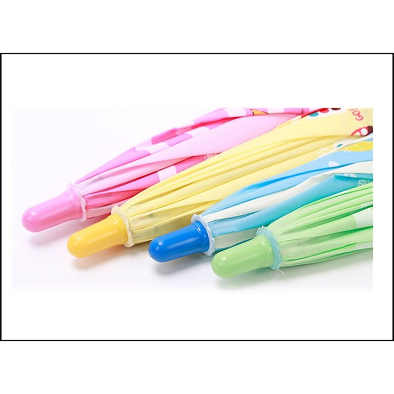 Kids Umbrella Manufacturer - 19inch 8 K Dollar Store Plastic Rainbow Cartoon Printing for Children