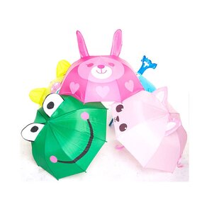 Kids Umbrella Manufacturer - 2025 Cute Cartoon Creative 3d Model Ear Sunny and Rainy Travel for Children Outdoor