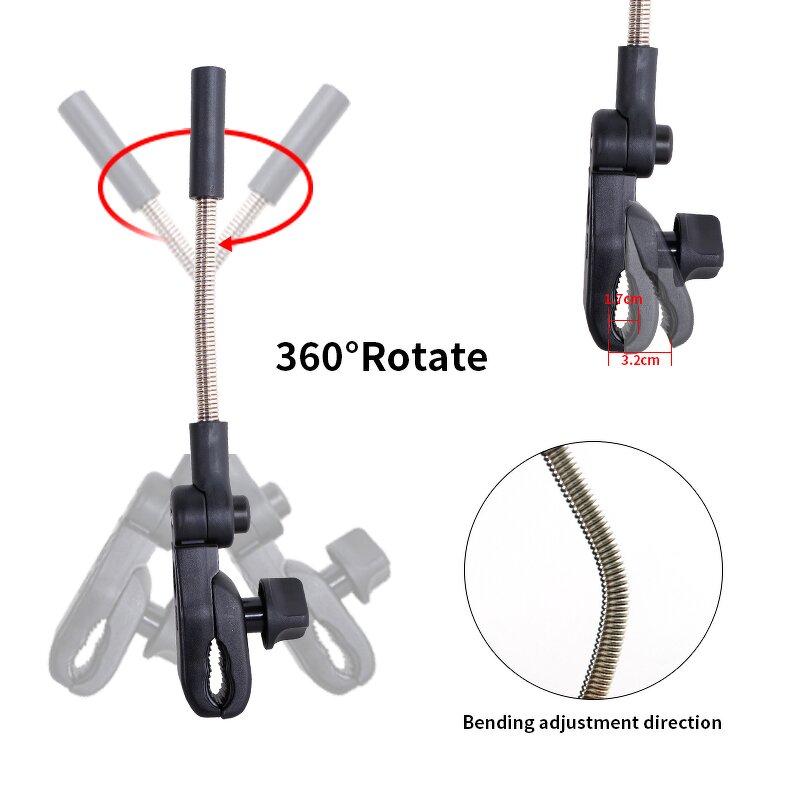 Beach Umbrella Clip Manufacturer - Wholesale High Quality Durable Hand Free Chair with Secure Clamp 360-Degree Swivel