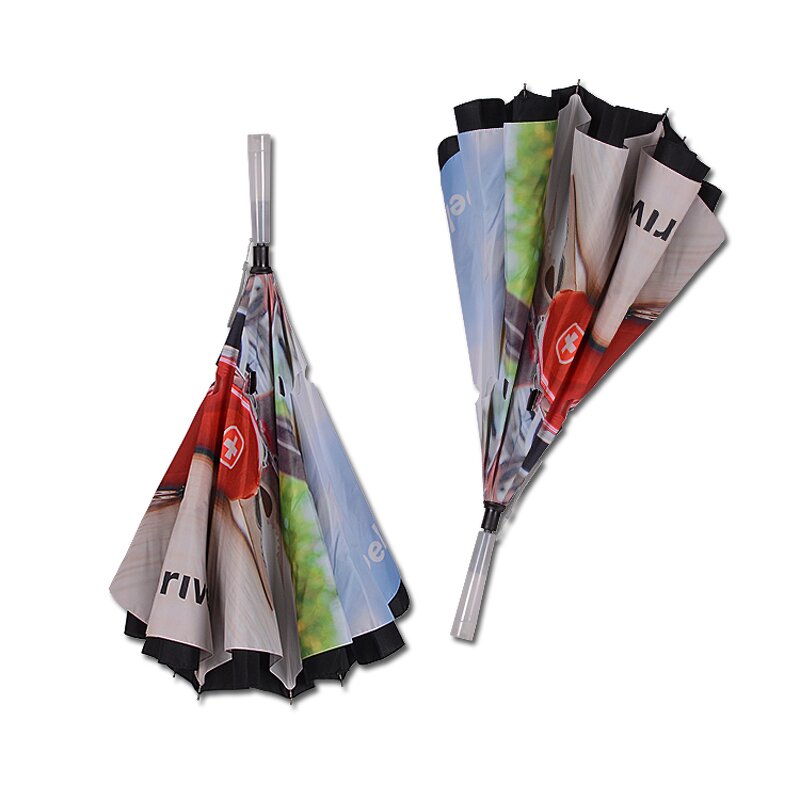 Reverse Umbrella Manufacturer - Manual 23" Custom with a Picture Beautiful for Women with a Light
