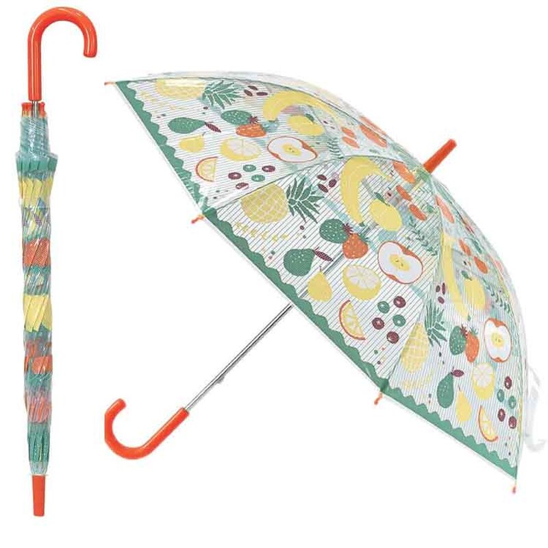 Kids Umbrella Manufacturer - Mini Portable for Little Child Transparent with a Whistle Children Frocks