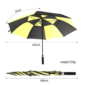Golf Umbrella Manufacturer - Automatic Large Size Windproof Printable Logo Long Handle Thickened