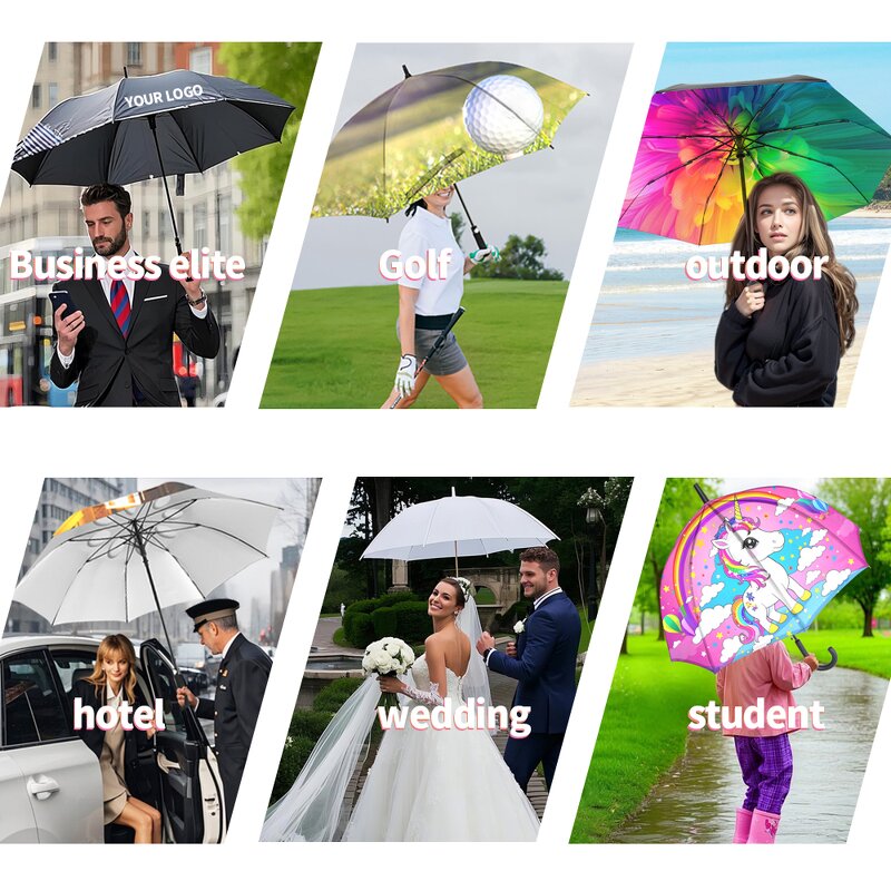 Umbrella Manufacturer - Wholesale Fully Automatic Strong Waterproof UV Sunny and Rainy 3 Folding with Logo