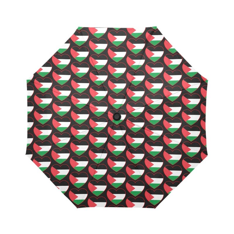 Foldable Umbrella Manufacturer - Wholesale Popular Palestinian Country Flag Automatic for Lover Peace