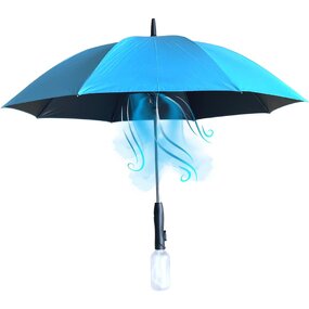 Umbrella Manufacturer - Promotion Mist Spray Fan Sun Protection Built-In Cooling with Fan and Water Custom Logo