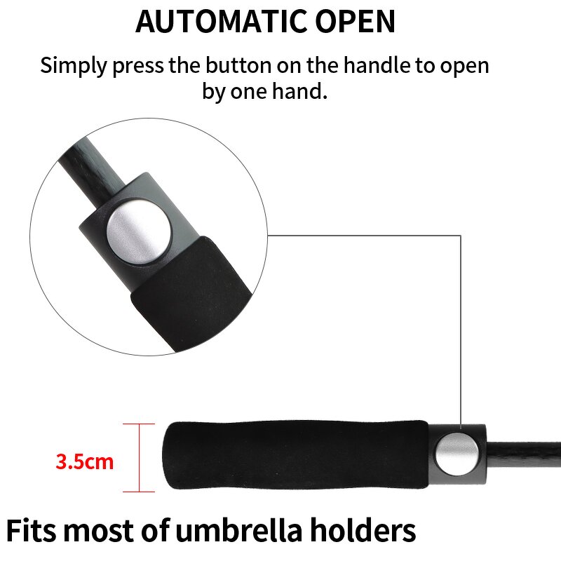 Golf Umbrella Manufacturer - Digital Printing Original High Quality 32inch Windproof Strong 62 Inch
