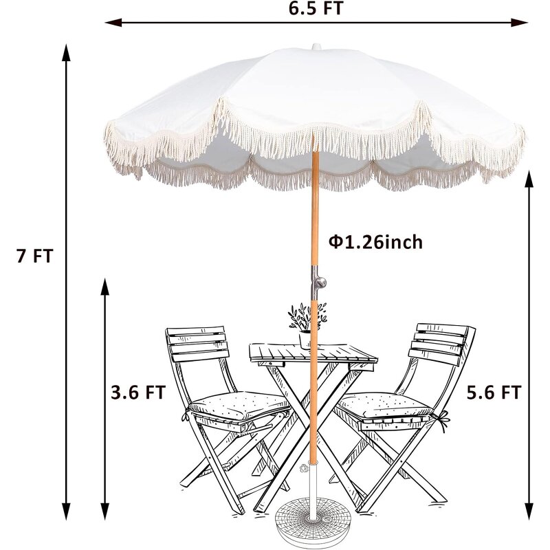 Beach Umbrella Manufacturer - Hot Sale Custom Promotional UV Protection Portable Waterproof Outdoor Advertising 2*2 Meters