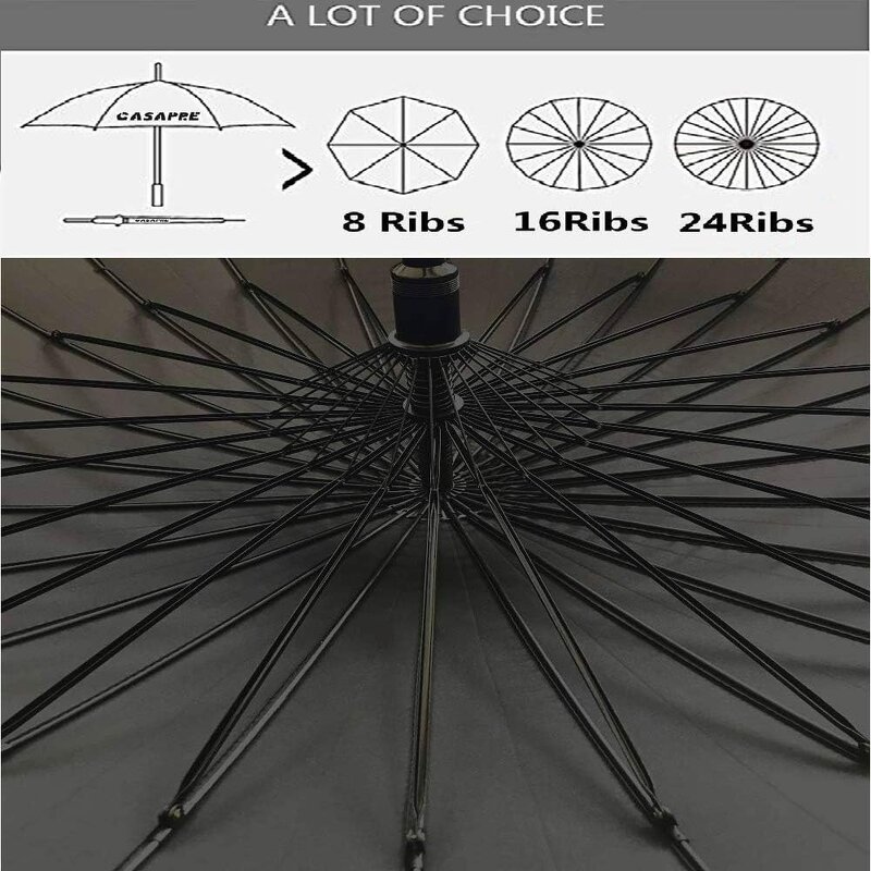 Samurai Umbrella Manufacturer - 2024 Promotional Katana 8 16 24 Rib Japanese Samurai Sword Black Navy Red White