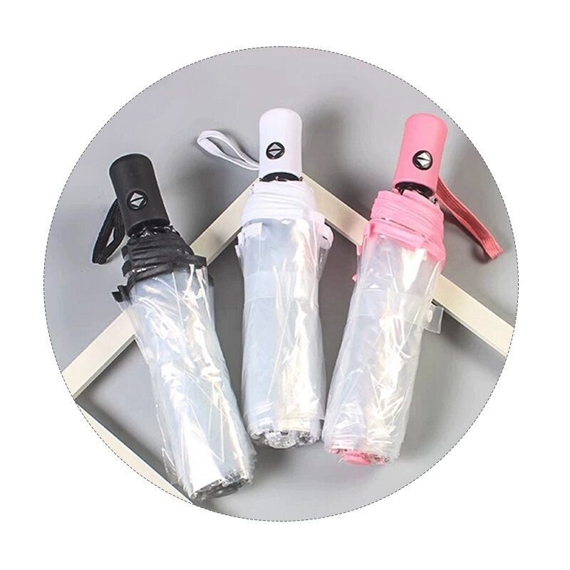 Clear Umbrella Manufacturer - Wholesale High Transparency Automatic Open Close 3 Folding for Promotion
