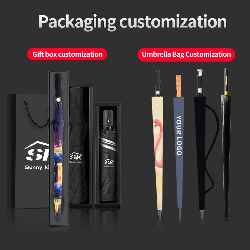 Golf Umbrella Manufacturer - Thick Large Custom Whole Print Large Size 30 Inch Wind Proof