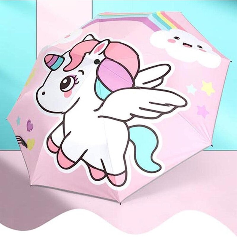 Folding Umbrella Manufacturer - 2025 Vinyl Folding Automatic HelloKitty UV Protection Sunny Rainy Dual-use Compact Portable for Girls