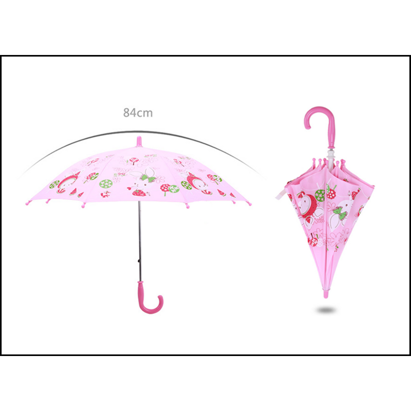Kids Umbrella Manufacturer - 19inch 8 K Dollar Store Plastic Rainbow Cartoon Printing for Children