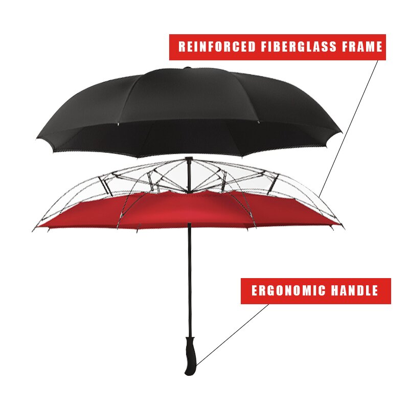 Reverse Umbrella Manufacturer - New Inventions Straight for Rain Adult Rain Gear with Manual Control Innovative Reverse