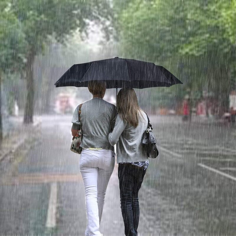 Automatic Umbrella Manufacturer - Wholesale Promotional 3 Folding UV for Rain Windproof Sun Parasol Custom