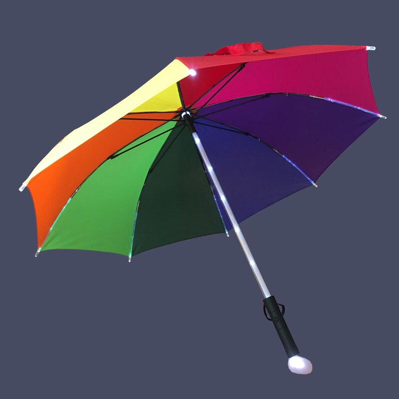 LED Umbrella Manufacturer - Factory Wholesale Cheaper Unique Rain Acrylic Light Solar with LED Light