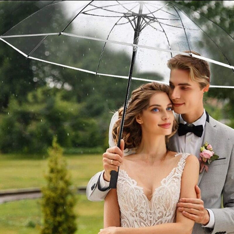 Golf Umbrella Manufacturer - Good Price Transparent Big Size 30inch Clear Poe/Pvc Windproof