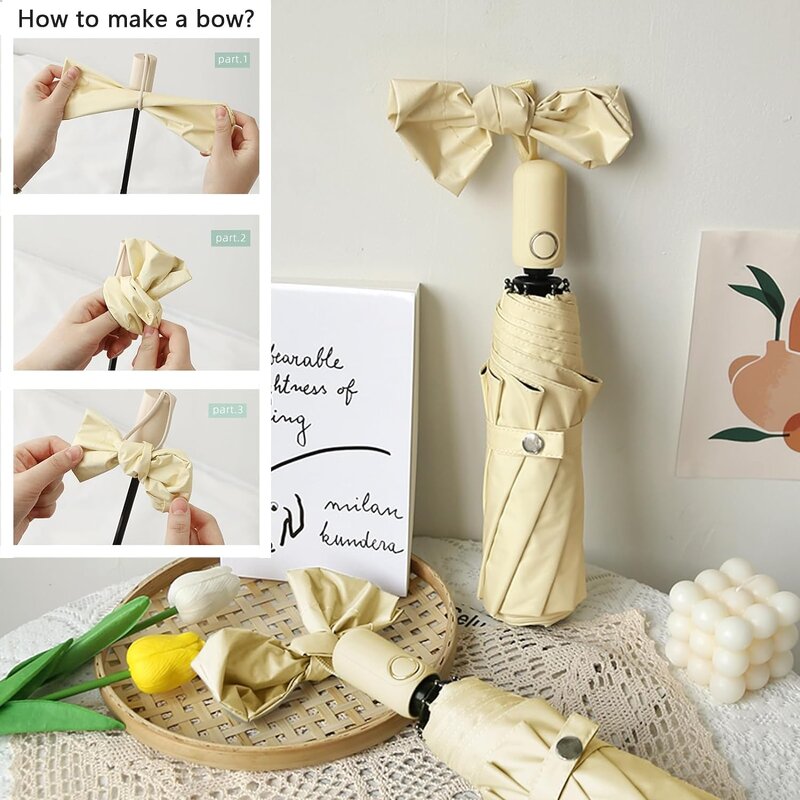 Folding Umbrella Manufacturer - Sun UV Protection Compact Portable Automatic Parasol Travel Rain for Women Waterproof