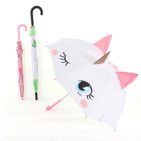 Kids Umbrella Manufacturer - Wholesale Cheap Animal Printing Lightweight Durable Waterproof with Custom Cartoon Pattern