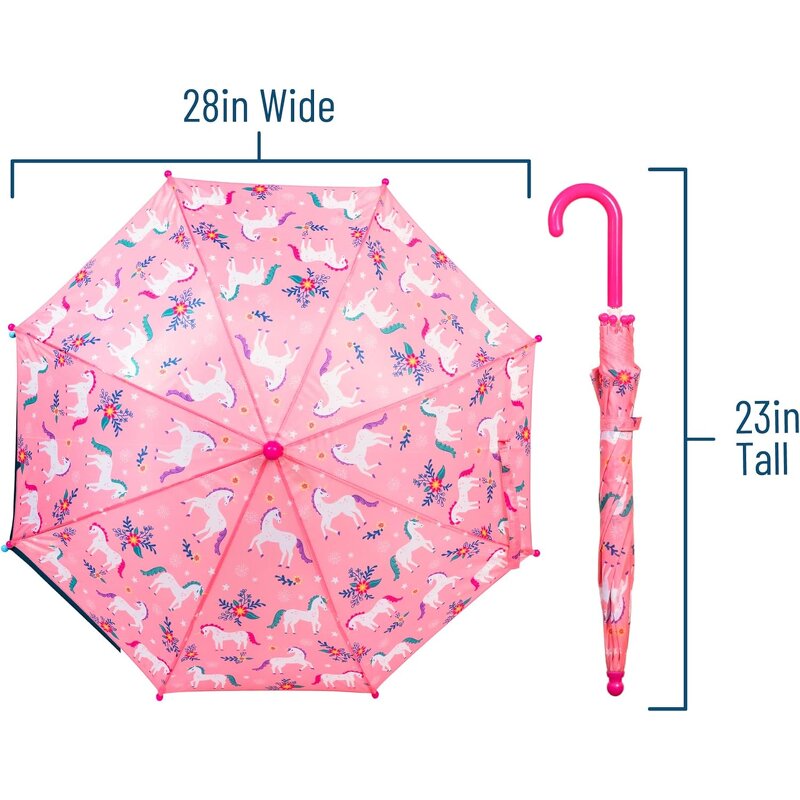 Children's Umbrella Manufacturer - Cartoon Long Handled Student Automatic Straight Pole Lightweight Cute