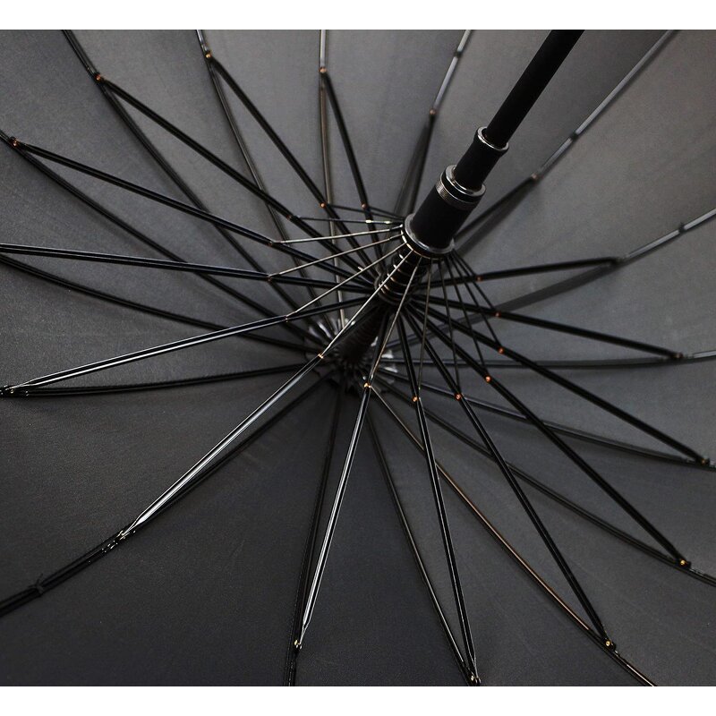 Samurai Umbrella Manufacturer - Supplier Promotional Premium 23 Inches 8 Ribs Japanese Style Automatic Black Cool Katana