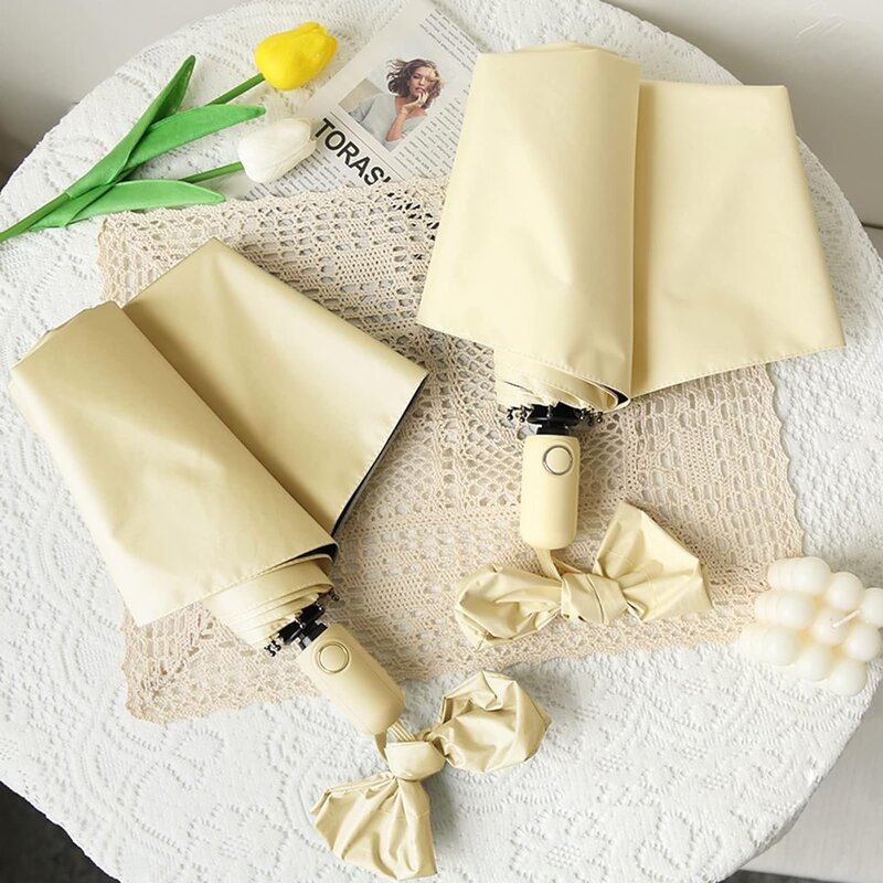 Folding Umbrella Manufacturer - Sun UV Protection Compact Portable Automatic Parasol Travel Rain for Women Waterproof