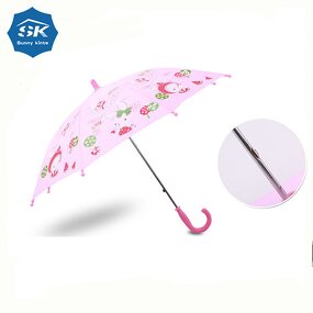 Kids Umbrella Manufacturer - 19inch 8 K Dollar Store Plastic Rainbow Cartoon Printing for Children