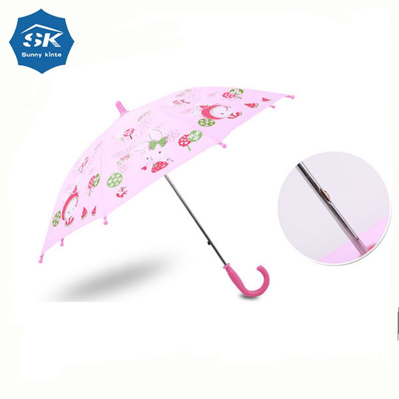 Kids Umbrella Manufacturer - 19inch 8 K Dollar Store Plastic Rainbow Cartoon Printing for Children