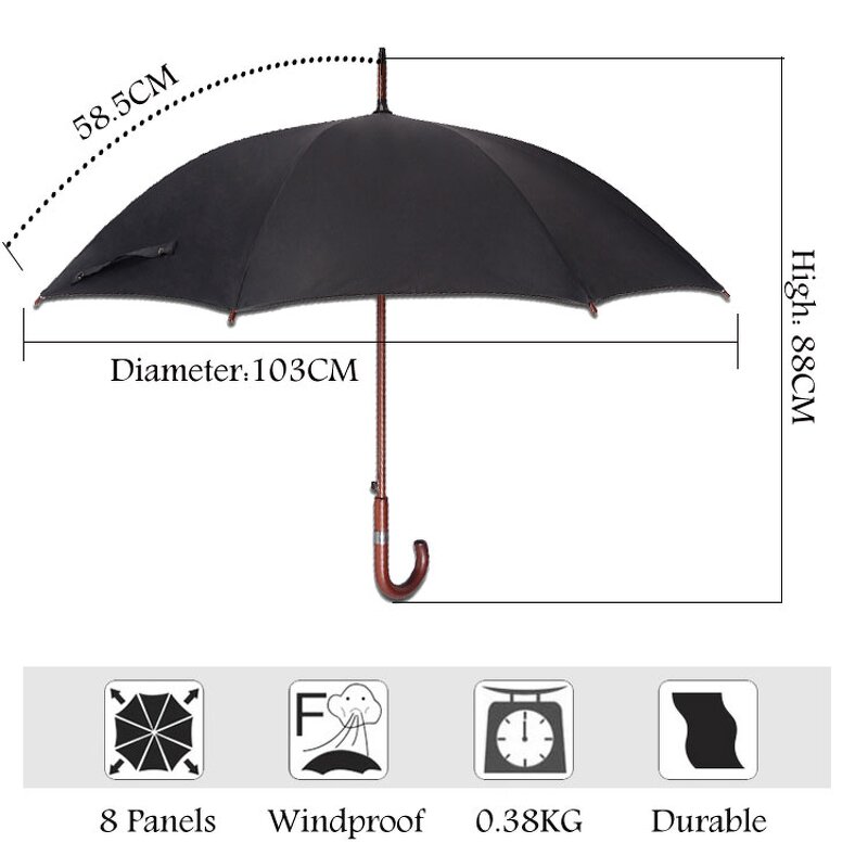 Straight Umbrella Manufacturer - Paraguas Grandes Sombrillas for the Rain Anti UV Paraguas Bolsillo Double for Hotel