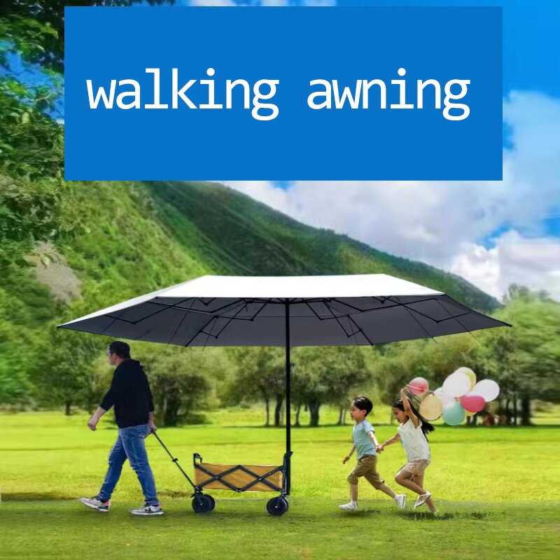 Garden Wagon Manufacturer - OEM Outdoor Portable Collapsible Folding Camping Cart with Logo