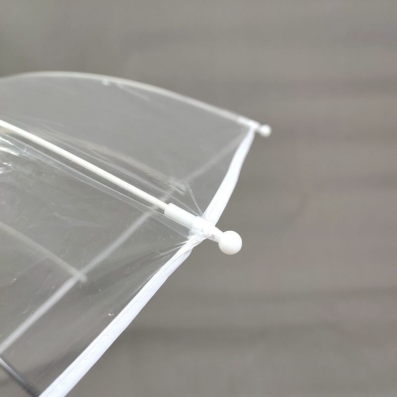 Transparent Umbrella Manufacturer - Promotion Custom Multi Color Custom Logo PVC POE Clear Cheap Price Automatic Straight