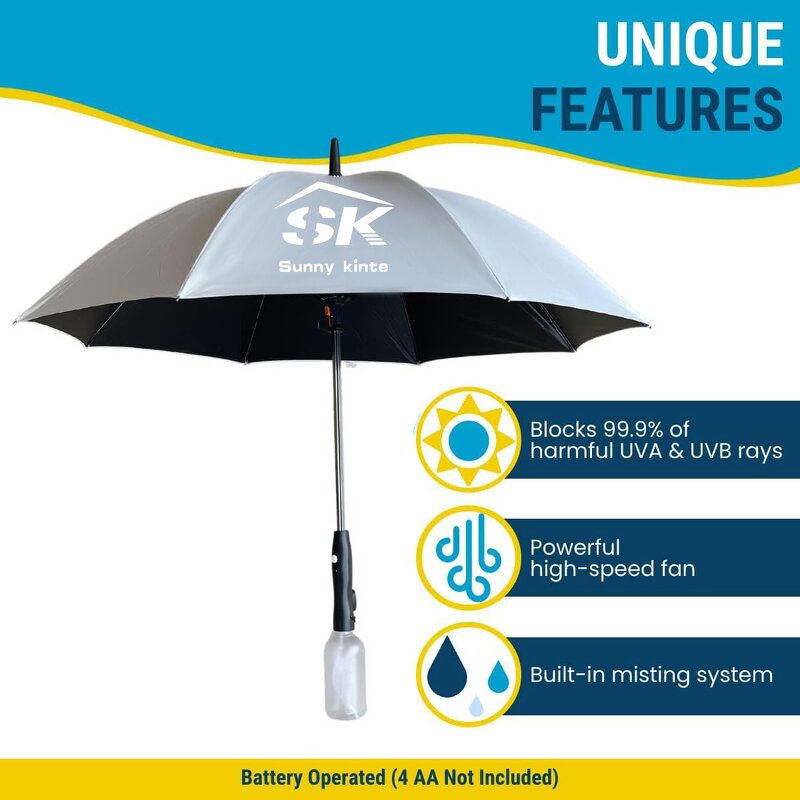 Parasol Manufacturer - 3-in-1 with Fan Atomizing Portable Fan Cooling Summer Cooler