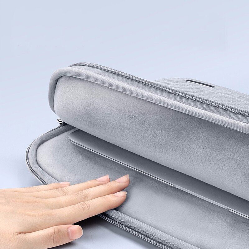 Laptop Sleeve Manufacturer - New Arrival 13 14 15 Inch Canvas Notebook Portable Carrying Computer Handbag for Women Men