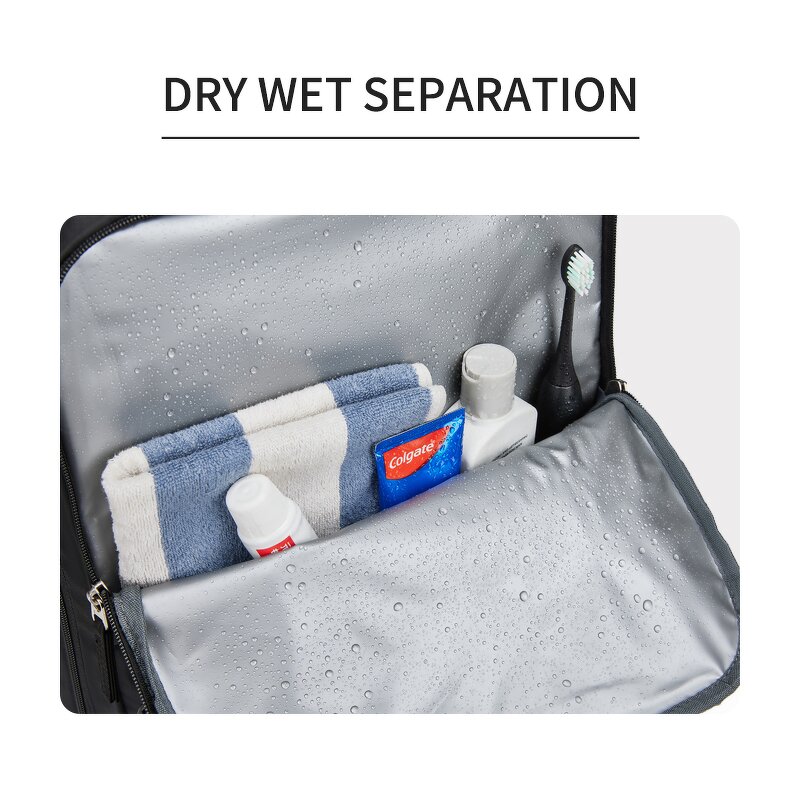 Backpack Manufacturer - New Trends Low MOQ with Wet and Dry Zone OEM USB Charging Port Shoe Barn Business Custom