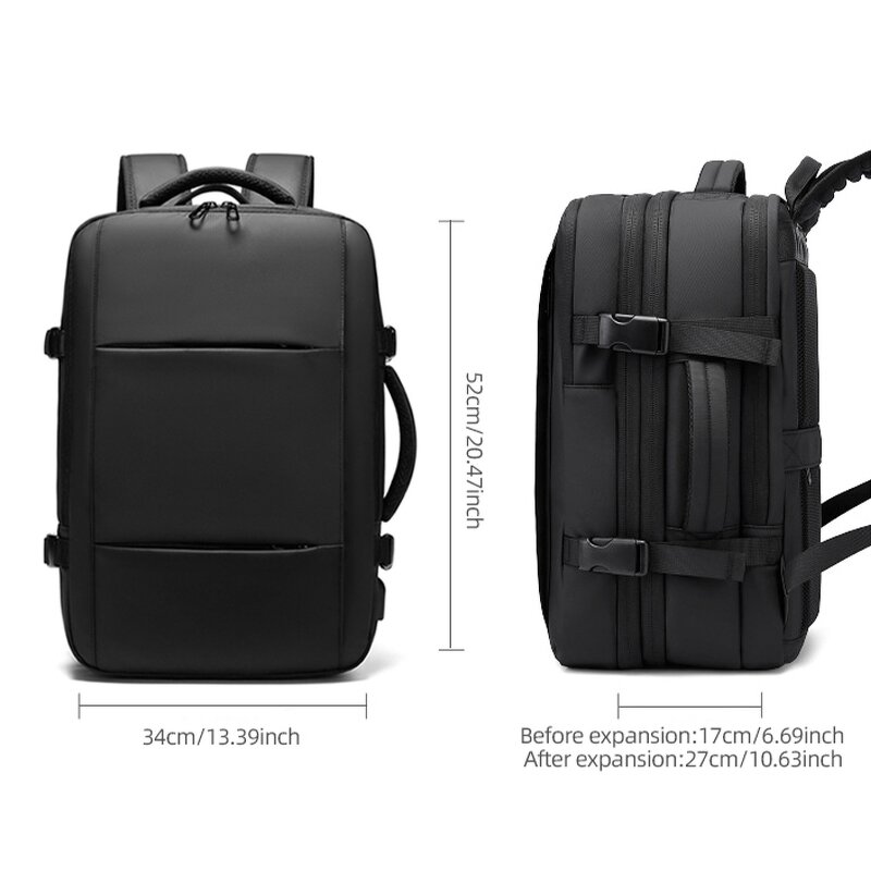 Vacuum Backpack Manufacturer - Custom Compression Waterproof Travelling Men Laptop Large Capacity