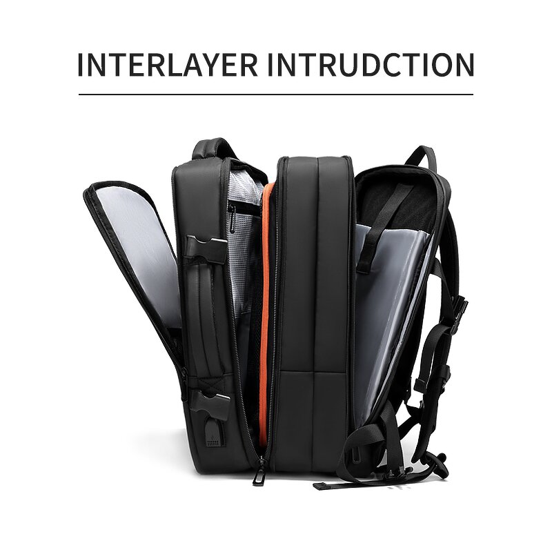 Travel Backpack Manufacturer - Business for Men with USB Charging Port Laptop