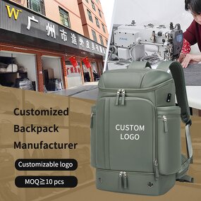 Laptop Backpack Manufacturer - 2023 Travel Business Notebook with USB Charging Port Buckle Custom Waterproof Nylon