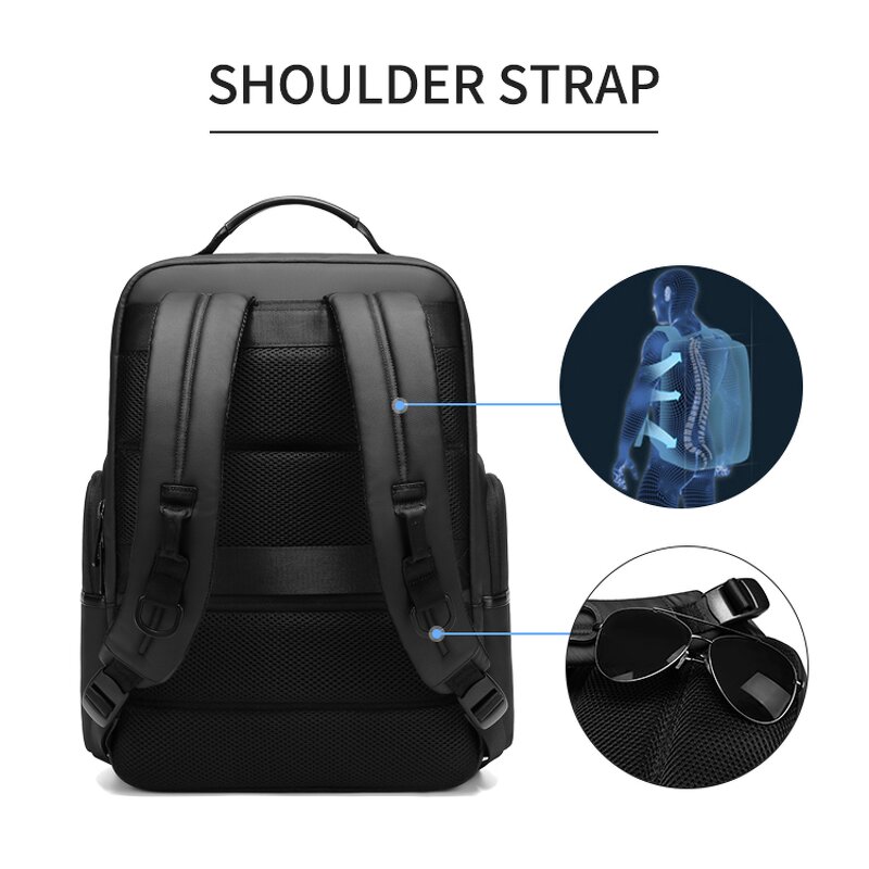 Backpack Manufacturer - with USB Charger Waterproof Computer Business Laptops Brief Pack for Men
