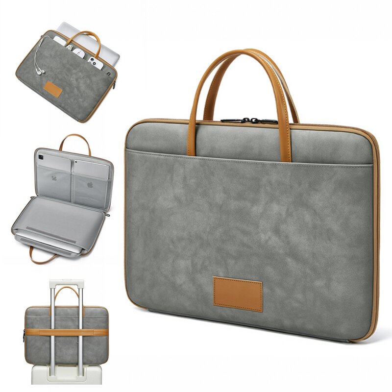 Laptop Sleeve Manufacturer - High Quality PU Waterproof Compatible with 15 Inches Computer