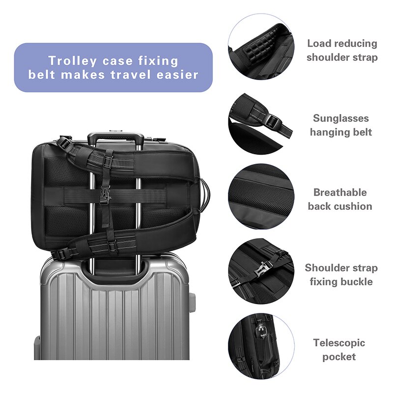 Daypack Manufacturer - Multi Function Roll Top Compact 15.6 Inch Waterproof Computer Pack School Laptop USB for Travelling