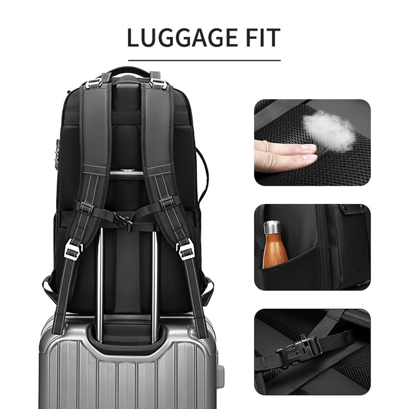 Backpack Manufacturer - Fashional Anti Theft Lock for Man School Travel Computer Laptop Business Polyester Unisex Oxford