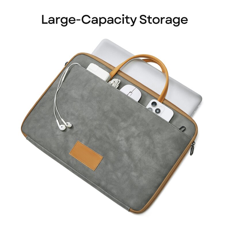 Laptop Sleeve Manufacturer - High Quality PU Waterproof Compatible with 15 Inches Computer