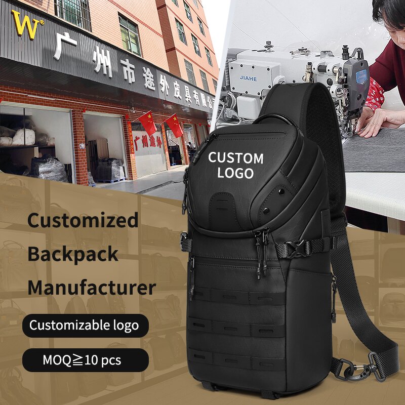 Sling Bag Manufacturer - Outdoor Shoulder Crossbody with USB Charging Port Waterproof