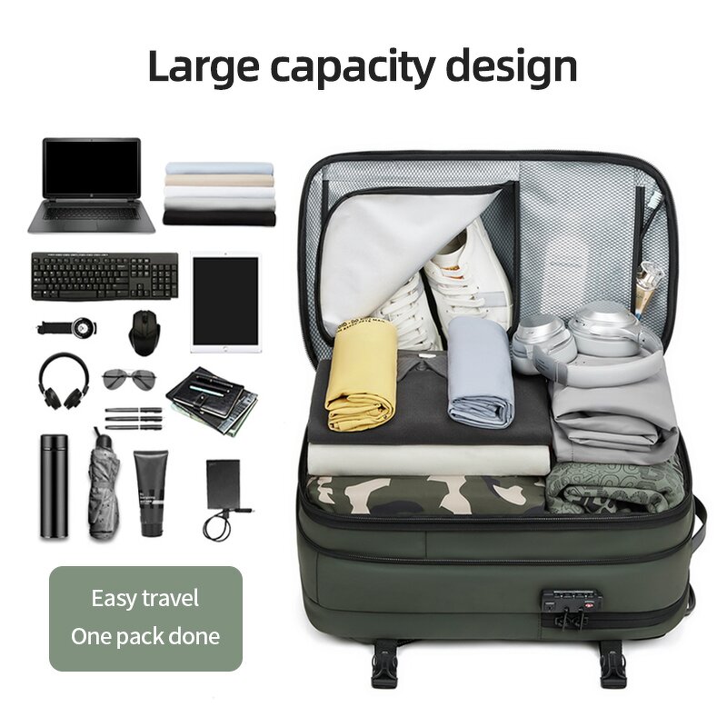 Vacuum Backpack Manufacturer - 60L Airplane Custom Travel Business Air Bag Waterproof Anti-theft Large Capacity Laptop