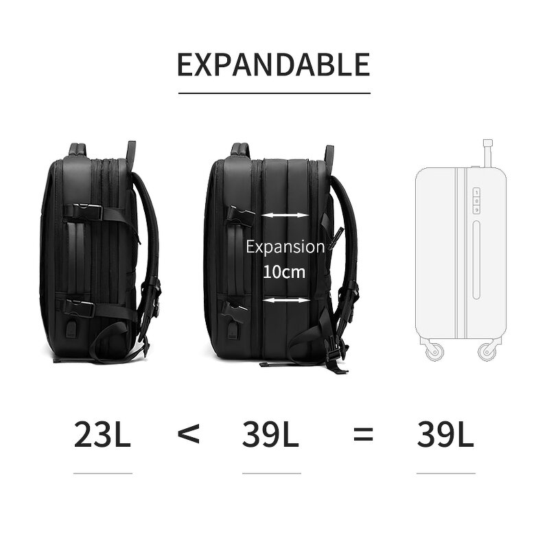 Travel Backpack Manufacturer - Business for Men with USB Charging Port Laptop