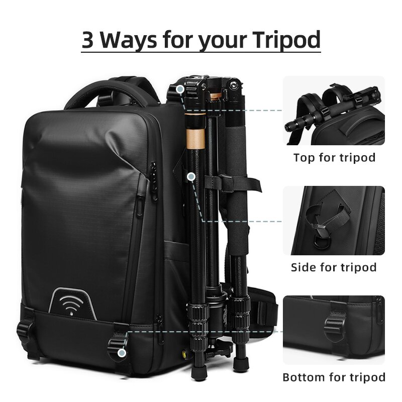 Camera Backpack Manufacturer - Professional Video for Photography with Tripod Holder Strap Dual Usage Luxury