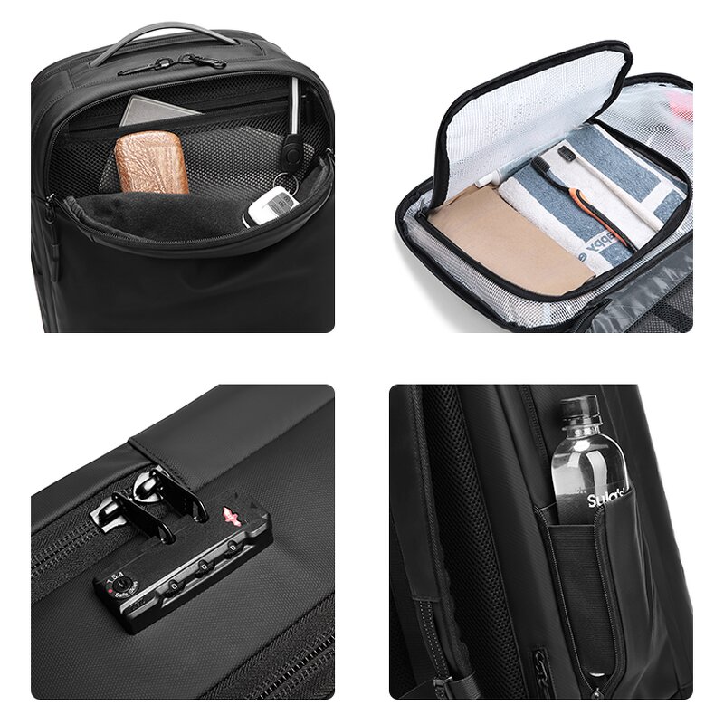 Laptop Backpack Manufacturer - 17" Luxury Book Bag Customizable Smart Large Business Travel for Business